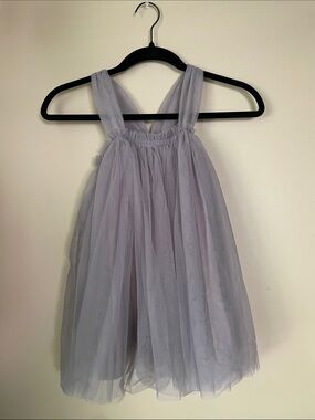 Light Gray Tulle Party Dress